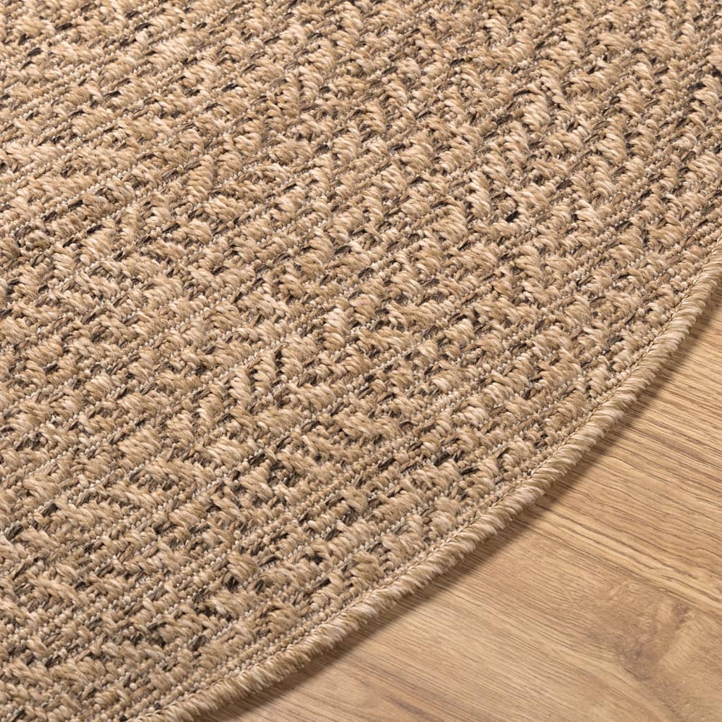 Vloerkleed ZIZUR binnen en buiten 90 cm jute look