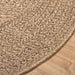 Vloerkleed ZIZUR binnen en buiten 90 cm jute look
