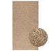 Vloerkleed ZIZUR binnen en buiten 80x150 cm jute look