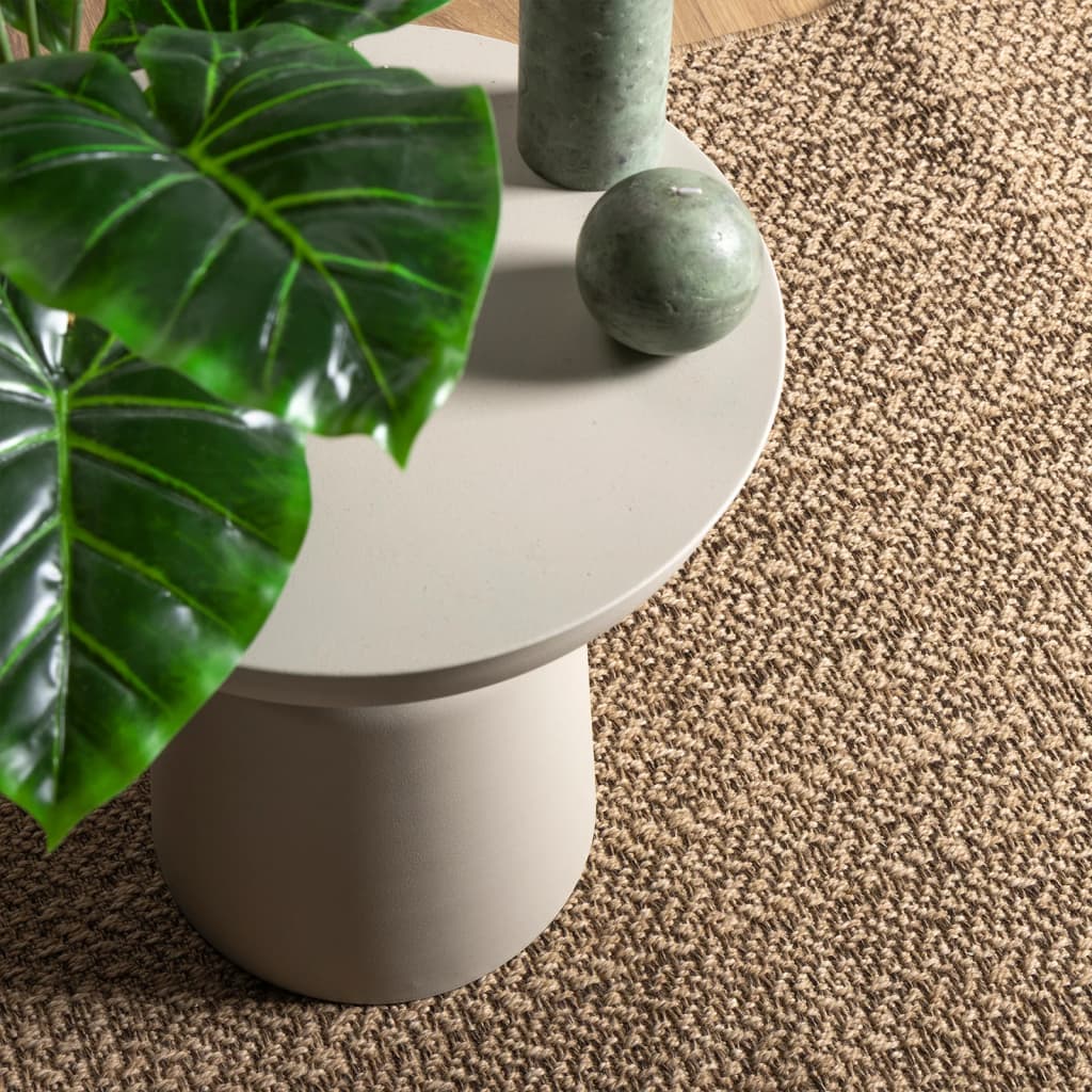 Vloerkleed ZIZUR binnen en buiten 80x150 cm jute look