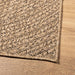 Vloerkleed ZIZUR binnen en buiten 80x150 cm jute look