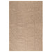 Vloerkleed ZIZUR binnen en buiten 120x170 cm jute look