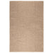Vloerkleed ZIZUR binnen en buiten 200x290 cm jute look