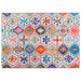 Vloerkleed wasbaar 80x150 cm meerkleurig