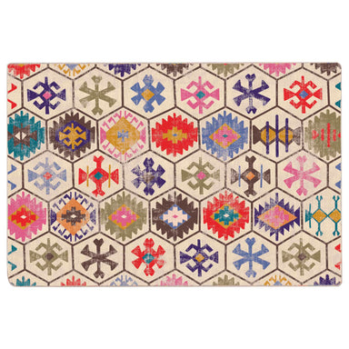 Vloerkleed wasbaar 120x180 cm meerkleurig
