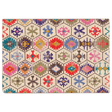 Vloerkleed wasbaar 160x230 cm meerkleurig