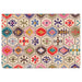 Vloerkleed wasbaar 160x230 cm meerkleurig