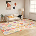 Vloerkleed wasbaar 190x300 cm meerkleurig