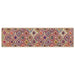 Vloerkleed wasbaar 80x300 cm meerkleurig