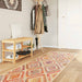 Vloerkleed wasbaar 80x300 cm meerkleurig