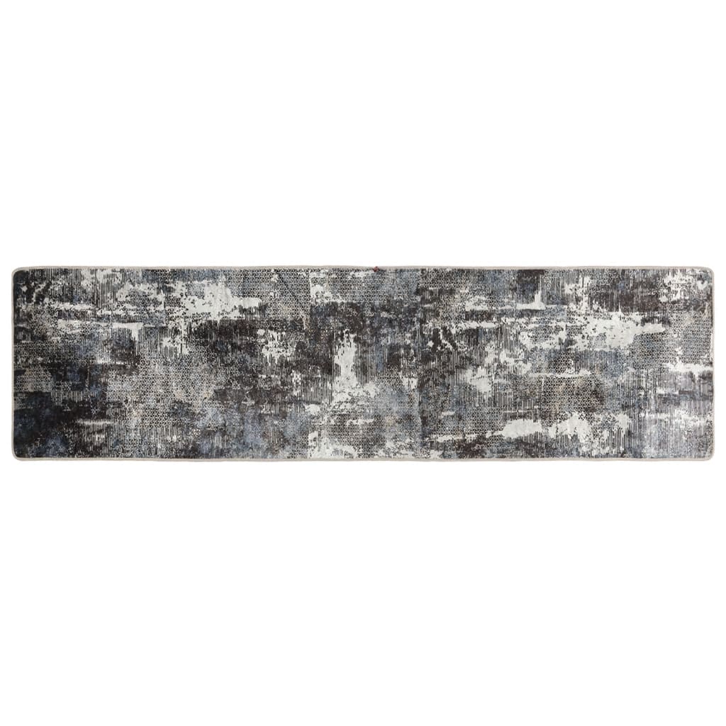 Vloerkleed wasbaar 80x300 cm meerkleurig