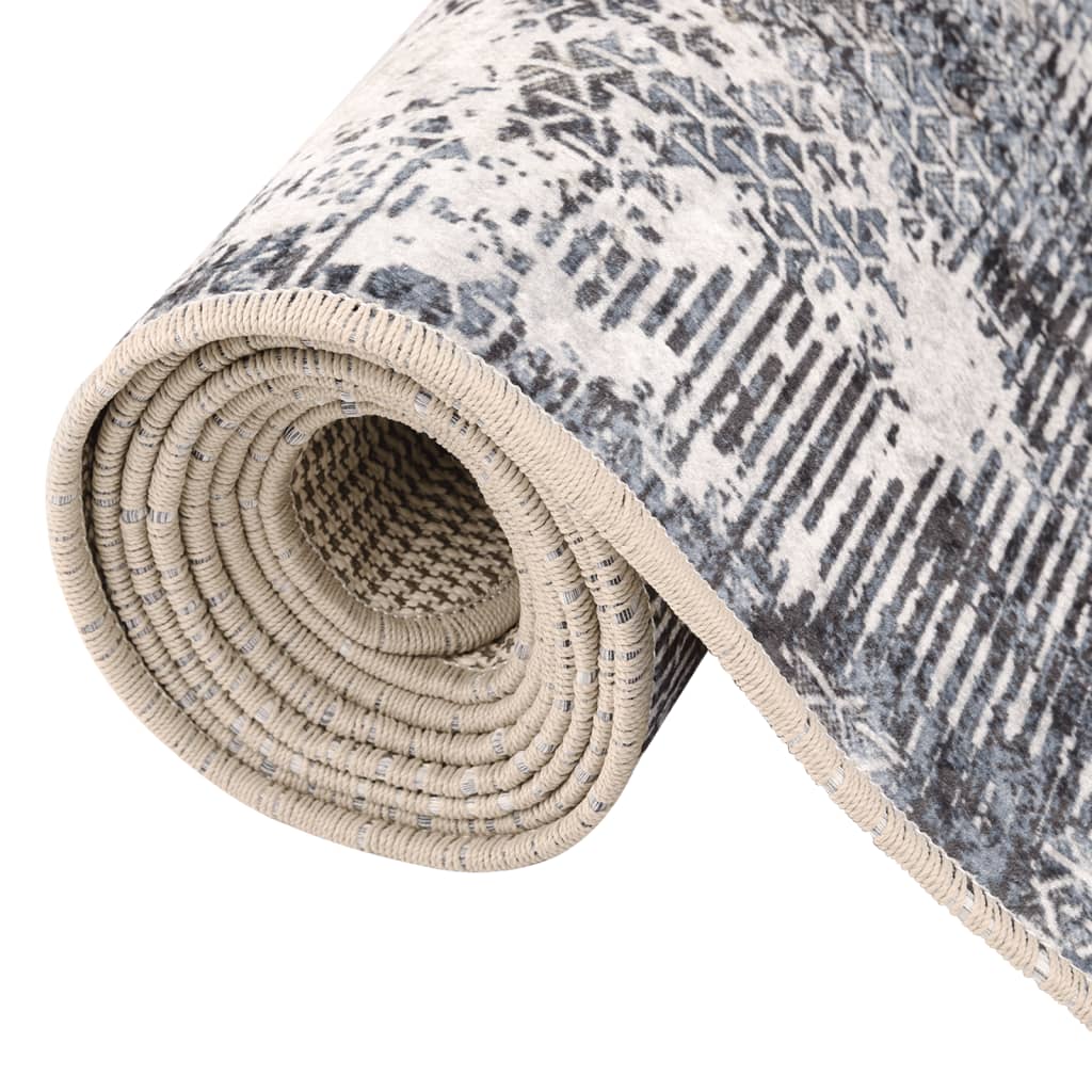 Vloerkleed wasbaar 160x230 cm meerkleurig