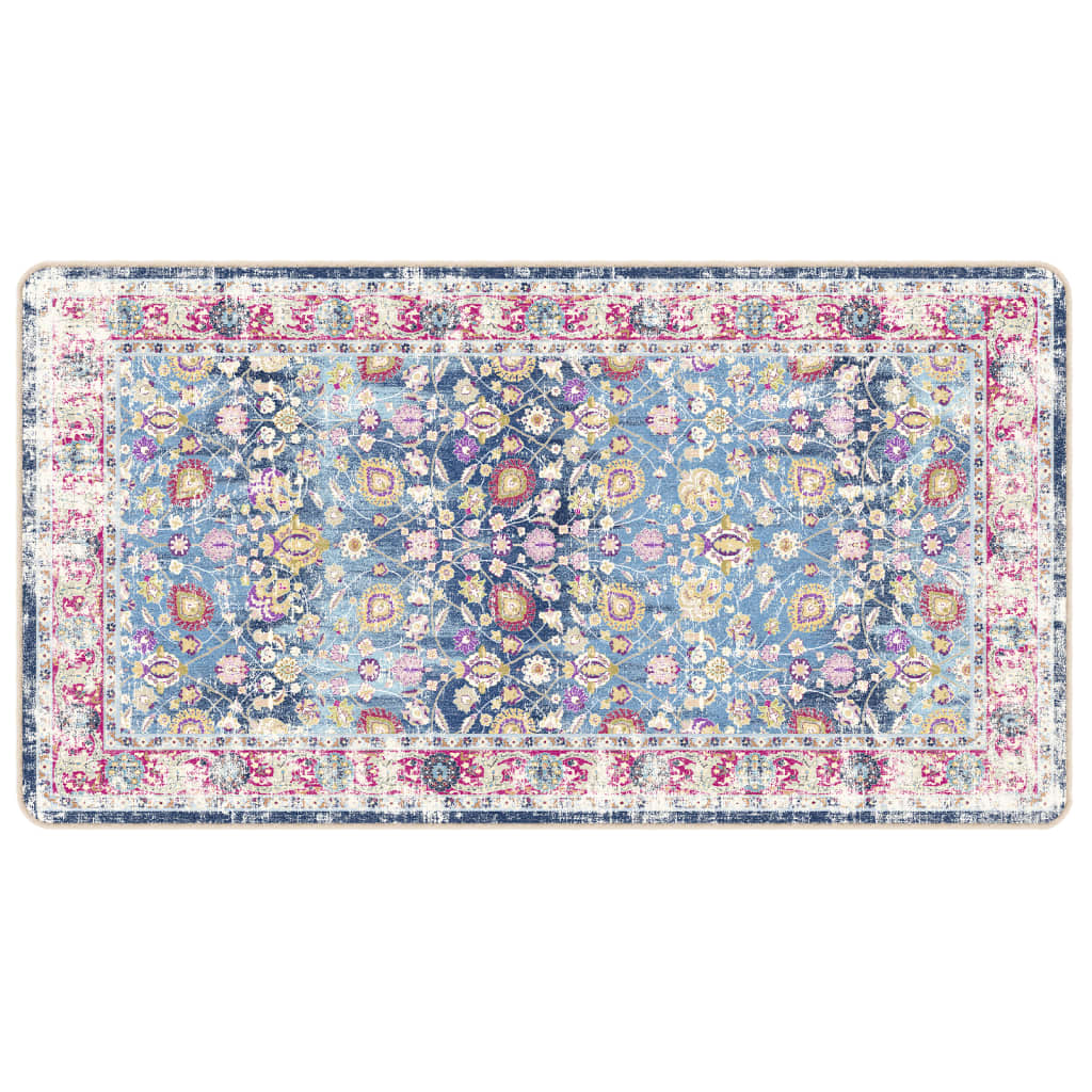 Vloerkleed wasbaar 80x150 cm meerkleurig