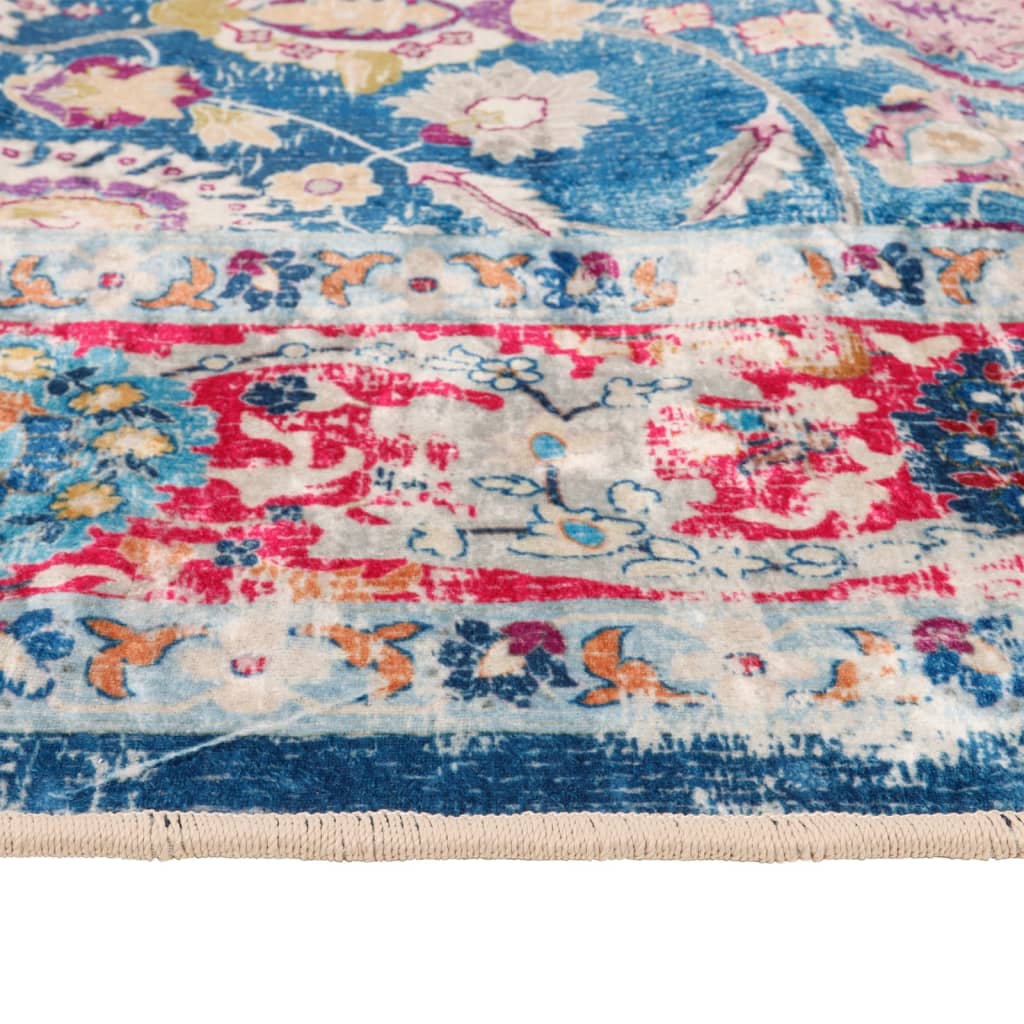 Vloerkleed wasbaar 80x150 cm meerkleurig