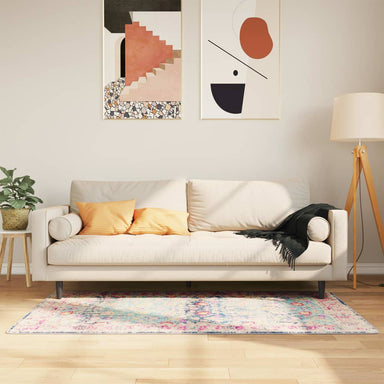 Vloerkleed wasbaar 80x150 cm meerkleurig