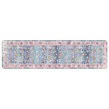 Vloerkleed wasbaar 80x300 cm meerkleurig