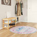 Vloerkleed wasbaar Ø 120 cm meerkleurig