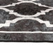 Vloerkleed wasbaar 80x150 cm zwart en wit