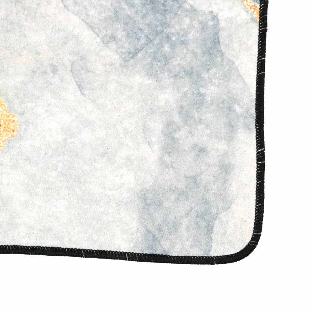 Vloerkleed wasbaar 80x300 cm meerkleurig