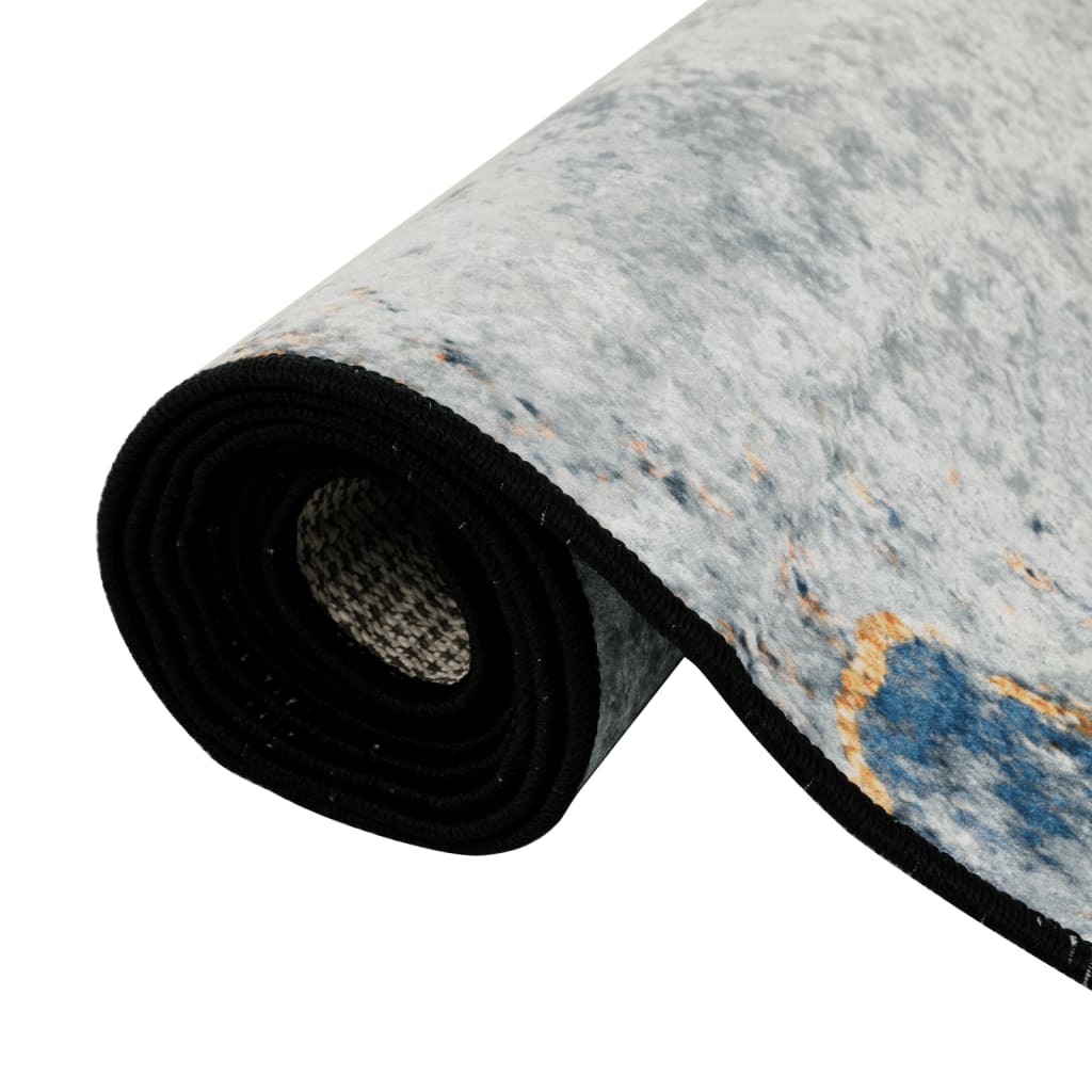 Vloerkleed wasbaar 160x230 cm meerkleurig