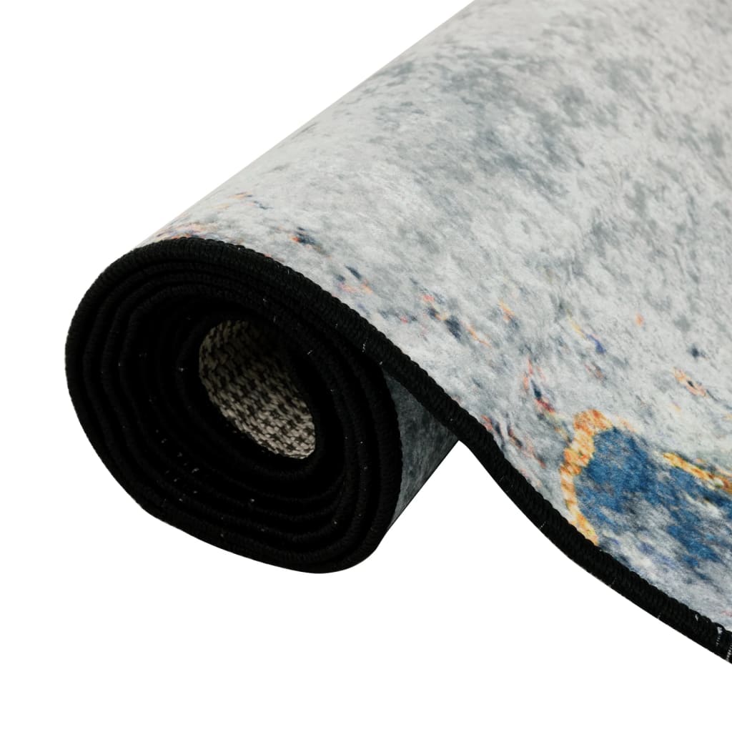 Vloerkleed wasbaar 190x300 cm meerkleurig