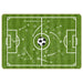Kindervloerkleed voetbalveld wasbaar 160x230 cm groen