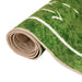 Kindervloerkleed voetbalveld wasbaar 160x230 cm groen