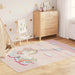 Kindervloerkleed eenhoorn wasbaar 160x230 cm groen