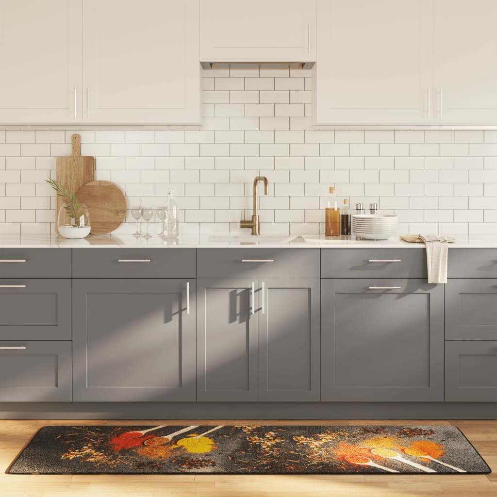 Keukenmat wasbaar 60x180 cm meerkleurig