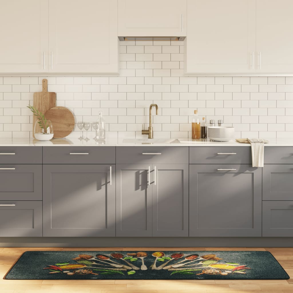 Keukenmat wasbaar 60x180 cm meerkleurig
