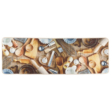 Keukenmat wasbaar 60x180 cm meerkleurig
