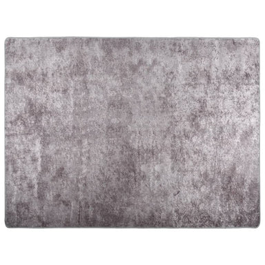 Vloerkleed wasbaar 400x300 cm grijs