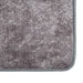 Vloerkleed wasbaar 400x300 cm grijs