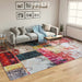 Vloerkleed wasbaar 400x300 cm meerkleurig