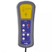 Massagestoel verstelbaar met voetensteun kunstleer crèmekleurig