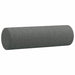 Tweezitsbank met sierkussens 140 cm stof donkergrijs