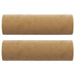 Tweezitsbank met sierkussens 120 cm fluweel bruin