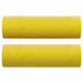 Tweezitsbank met sierkussens 140 cm fluweel geel