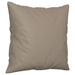 Tweezitsbank met kussens 140 cm microvezelstof taupe