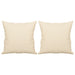 Driezitsbank met kussens 180 cm microvezelstof beige