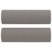 3-delige Loungeset met kussens stof taupe