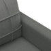 4-delige Loungeset met kussens stof donkergrijs