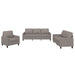 3-delige Loungeset met kussens stof taupe