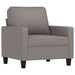 3-delige Loungeset met kussens stof taupe