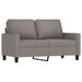 3-delige Loungeset met kussens stof taupe