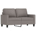 4-delige Loungeset met kussens stof taupe