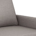 4-delige Loungeset met kussens stof taupe