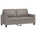 2-delige Loungeset met kussens stof taupe