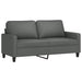 3-delige Loungeset met kussens stof donkergrijs