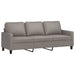 2-delige Loungeset met kussens stof taupe